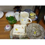 Quantity of decorative bowls, jugs and plates etc