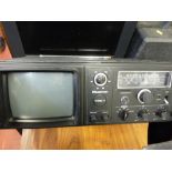 Vintage Plustron TVRC7 TV/radio cassette recorder