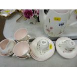 Fifteen piece E B & Co Foley china coffee set