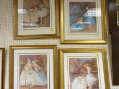 STEVE CONNELL four limited edition (two 37/995 and two 564/1250) prints - ballet dancers, all titled