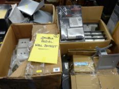 Miscellaneous parcel of double aerial wall sockets, Doorman two station intercom systems and a