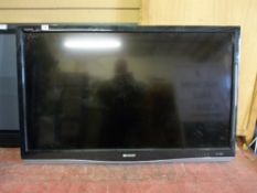 Large screen wall mountable Sharp TV E/T