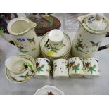 Tuscan china Art Deco style part coffee set