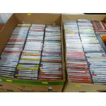 Two boxes of music CDs, predominantly classical and opera