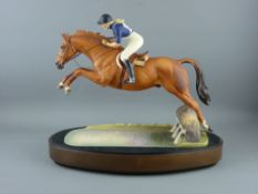 ROYAL WORCESTER EQUESTRIAN MODEL, 'HRH The Princess Anne on Doublet 1972', numbered 277 by Doris