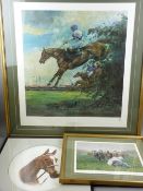 RACING PRINTS - limited edition (157/850), titled 'Sod It' by MALCOLM COWARD, signed in pencil, 29 x