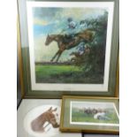 RACING PRINTS - limited edition (157/850), titled 'Sod It' by MALCOLM COWARD, signed in pencil, 29 x