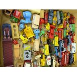A COLLECTION OF FIFTY PLUS VINTAGE DIECAST VEHICLES, predominantly Lesney (varying conditions, all
