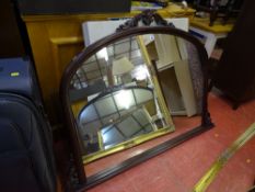 Large overmantel mirror