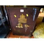 Mark & Son of Liverpool small safe with key