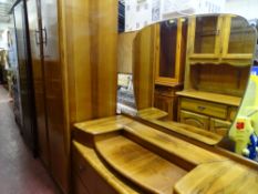 Mid Century wardrobe and dressing table