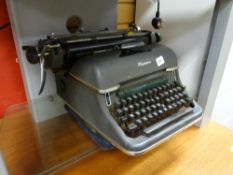 A vintage Olympia typewriter