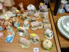 Collection of Lilliput Lane cottages