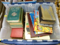 Crate of children's books and annuals etc