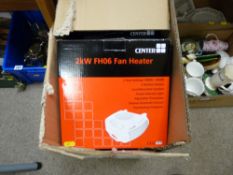 Four boxed 2kw fan heaters E/T