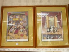 LINDA JANE SMITH framed limited edition (257/750) print - titled 'Encore' and one other (80/850)