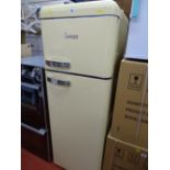 Swan retro fridge with upper freezer compartment E/T