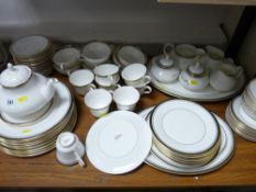 Good quantity of Royal Doulton 'Pavanne' tea and dinnerware, mostly seconds quality, approximately