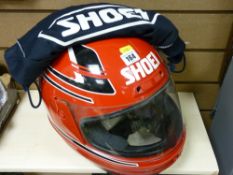 Modern motorcycle crash helmet