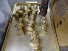 Tray of composite busts