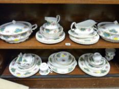 Forty plus pieces of Royal Albert 'Barclay' bone china tea and dinnerware