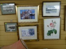 Six various framed pictures and prints