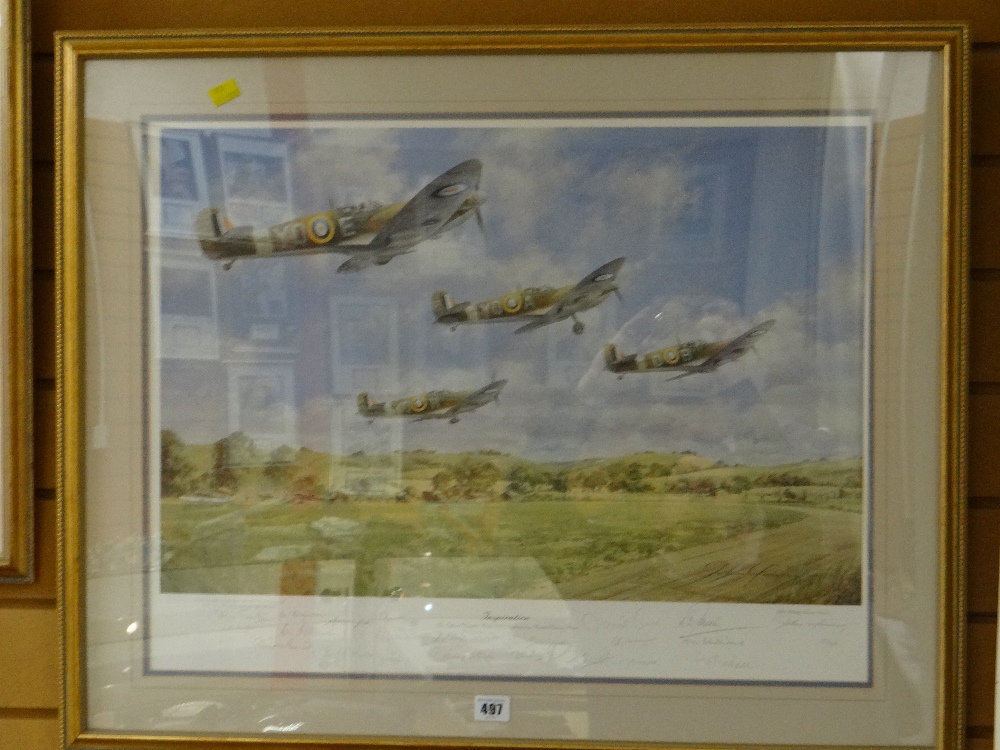 A limited edition print 'Inspiration' to commemorate the official Douglas Bader 60th anniversary