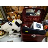 Collection of various ladies' purses, bags, soft toys etc