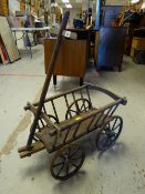 A child's hay cart