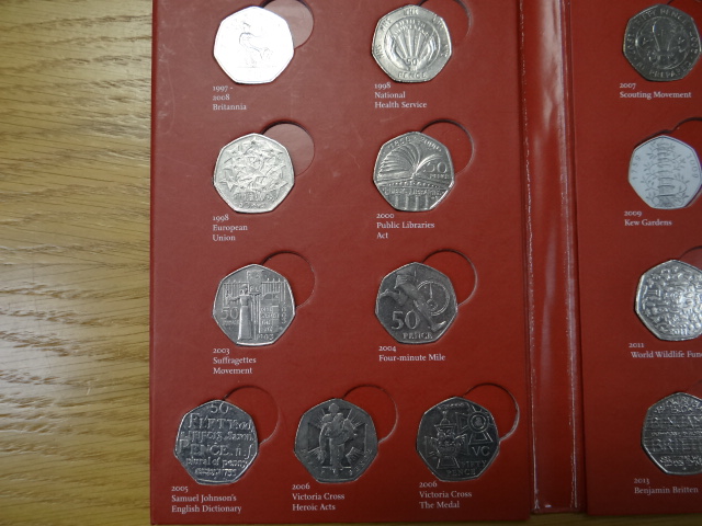 A Great British Coin Hunt 50p collection containing numerous commemorative 50p coins (Kew Gardens - Image 2 of 4