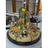 Danbury Mint ceramic model entitled 'Woodland Life'