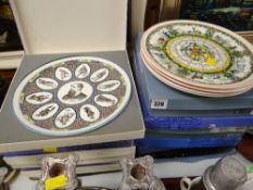 A collection of boxed & loose Wedgwood calendar plates