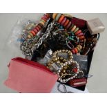 Parcel of various costume jewellery including necklaces, earrings etc