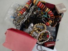 Parcel of various costume jewellery including necklaces, earrings etc