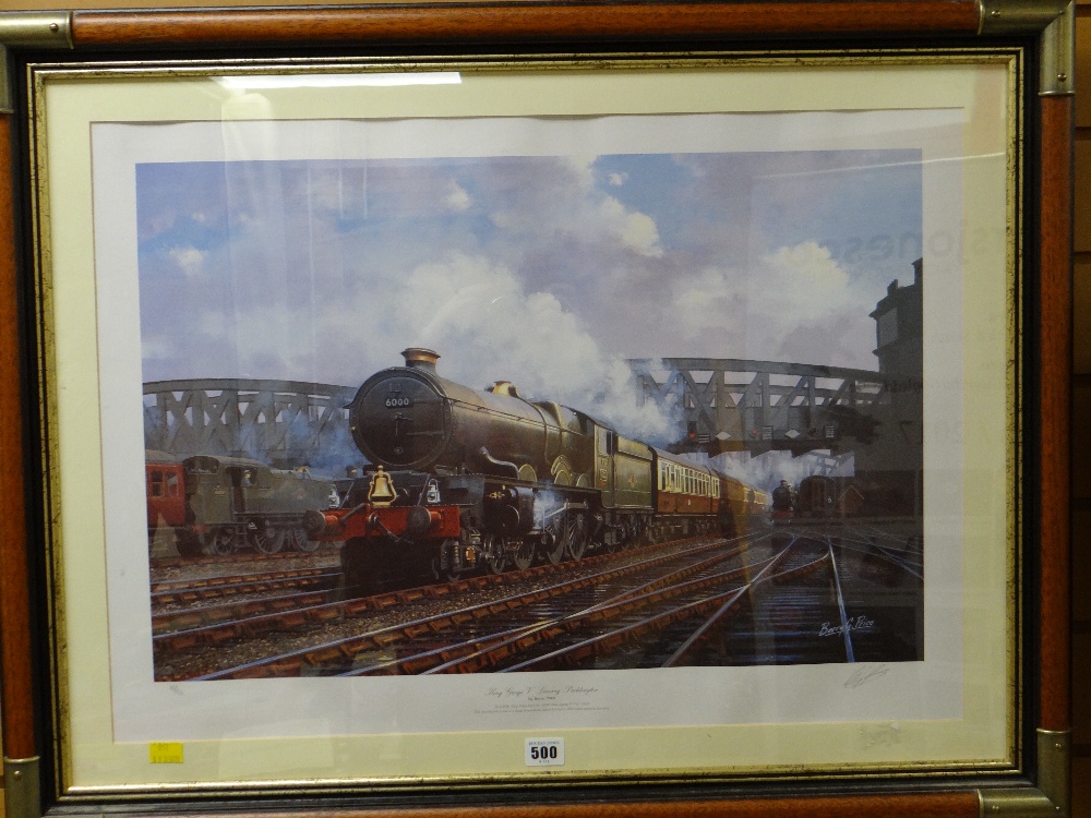 'King George V leaving Paddington' by BARRY PRICE