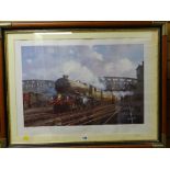 'King George V leaving Paddington' by BARRY PRICE