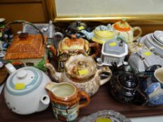 Collection of various novelty & other teapots