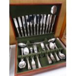 A Butlers of Sheffield silver plated canteen of cutlery