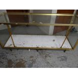 A glass shop display cabinet, 88 x 184 x 62cms (A/F)