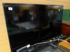 A Samsung 40-inch flat screen television & a Bush sound bar E/T