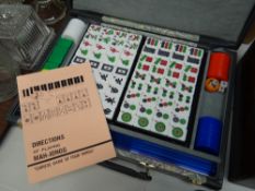 A cased Harrods 'Mahjong' set