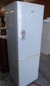 A Zanussi upright fridge freezer E/T