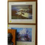 Signed limited edition print by the artist KEVIN TWEDDALL entitled 'Flying Scotsman - A Legend of