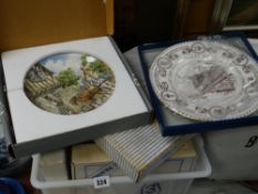 Collection of boxed Wedgwood & other collector's plates