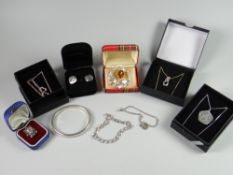 Parcel of various 925 silver jewellery, necklaces etc