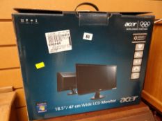 An Acer LCD monitor (boxed) E/T
