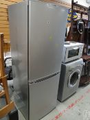 A Bosch upright fridge freezer in grey E/T