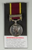 VICTORIAN SECOND CHINA WAR MEDAL with clasp Fatshan 1857, engraved William Ryan Gunner's Mate HMS