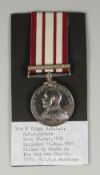 GEORGE V NAVAL GENERAL SERVICE MEDAL WITH PERSIAN GULF 1909-1914 CLASP engraved CH9735 Private F