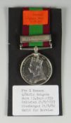 VICTORIAN AFGHANISTAN WAR MEDAL with clasp Ali Musjid, engraved 1530 Private G Hanson 4th